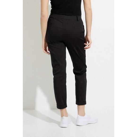 NEW JOSEPH RIBKOFF cuffed ankle pants in black - Picture 2 of 4